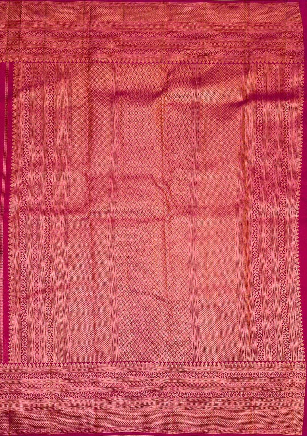 Wine Gold Zariwork Pure Silk Saree - Koskii