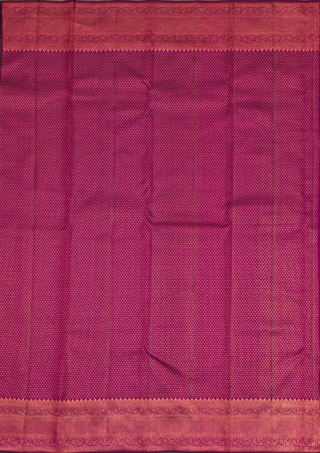 Wine Copper Zariwork Pure Silk Saree - Koskii
