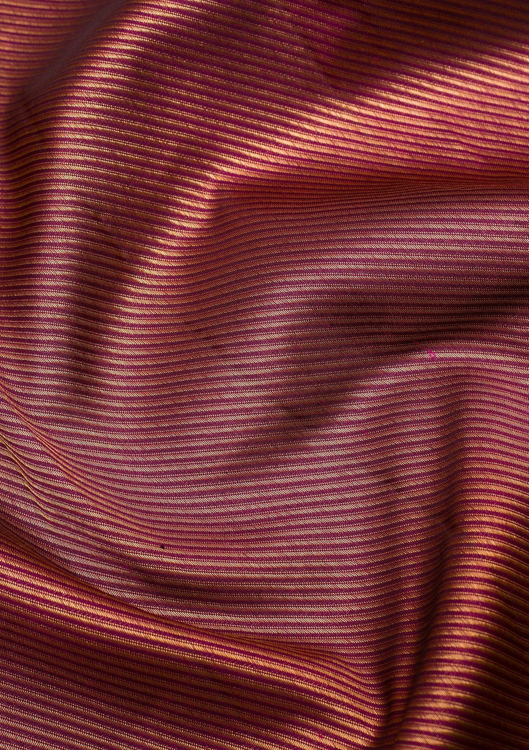 Wine Gold Zariwork Pure Silk Saree - Koskii