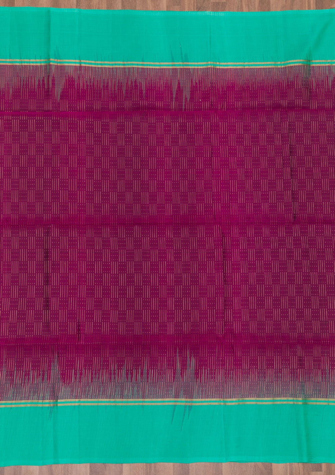 Wine Zariwork Pure Silk Saree-Koskii