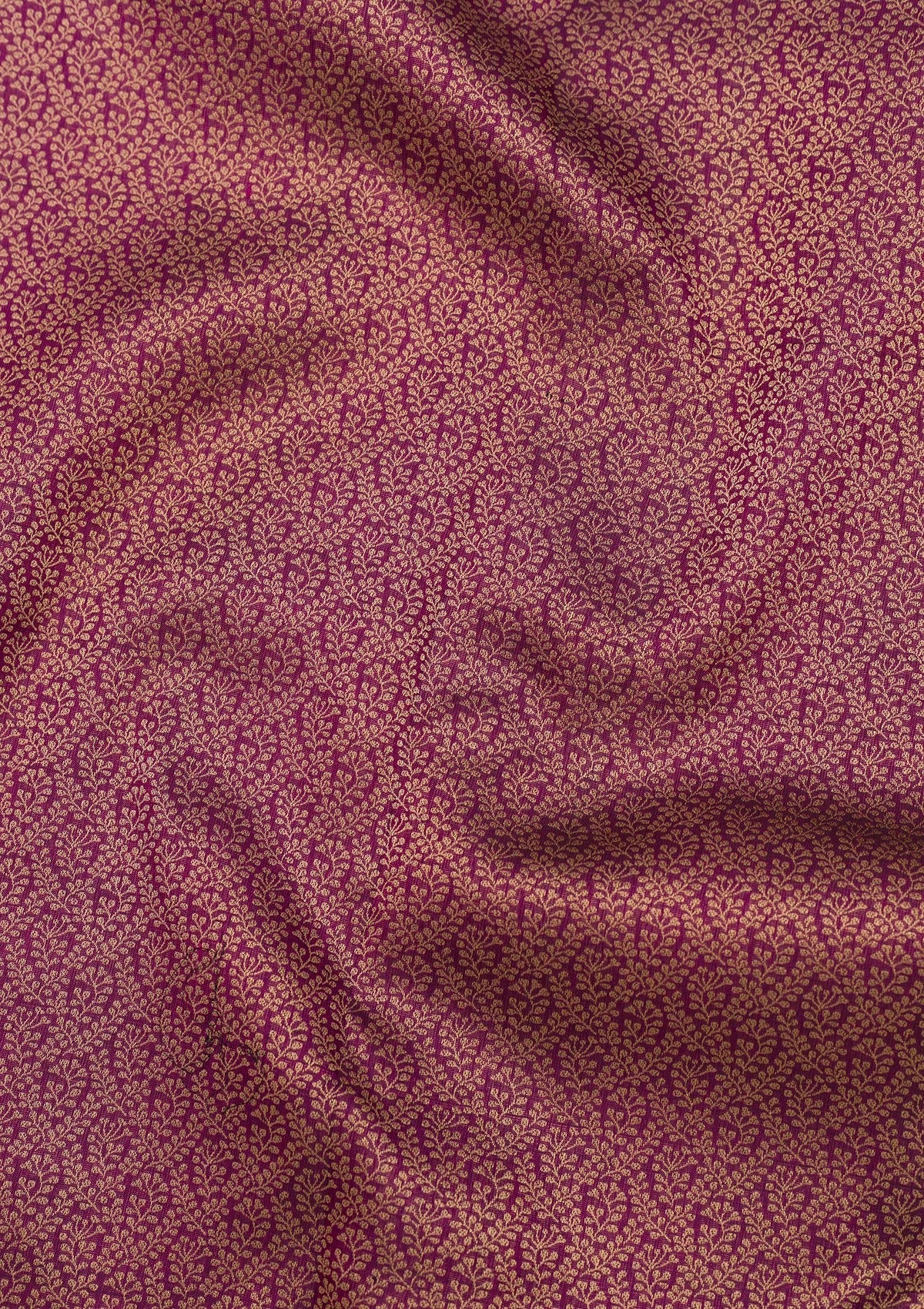 Wine Zariwork Pure Silk Saree-Koskii