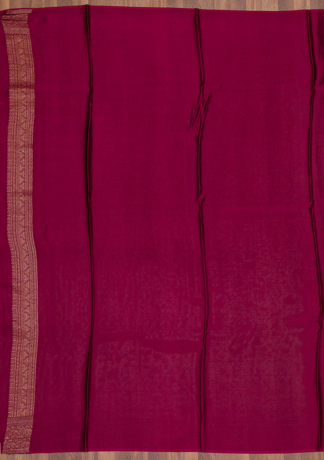 Wine Zariwork Pure Silk Saree-Koskii