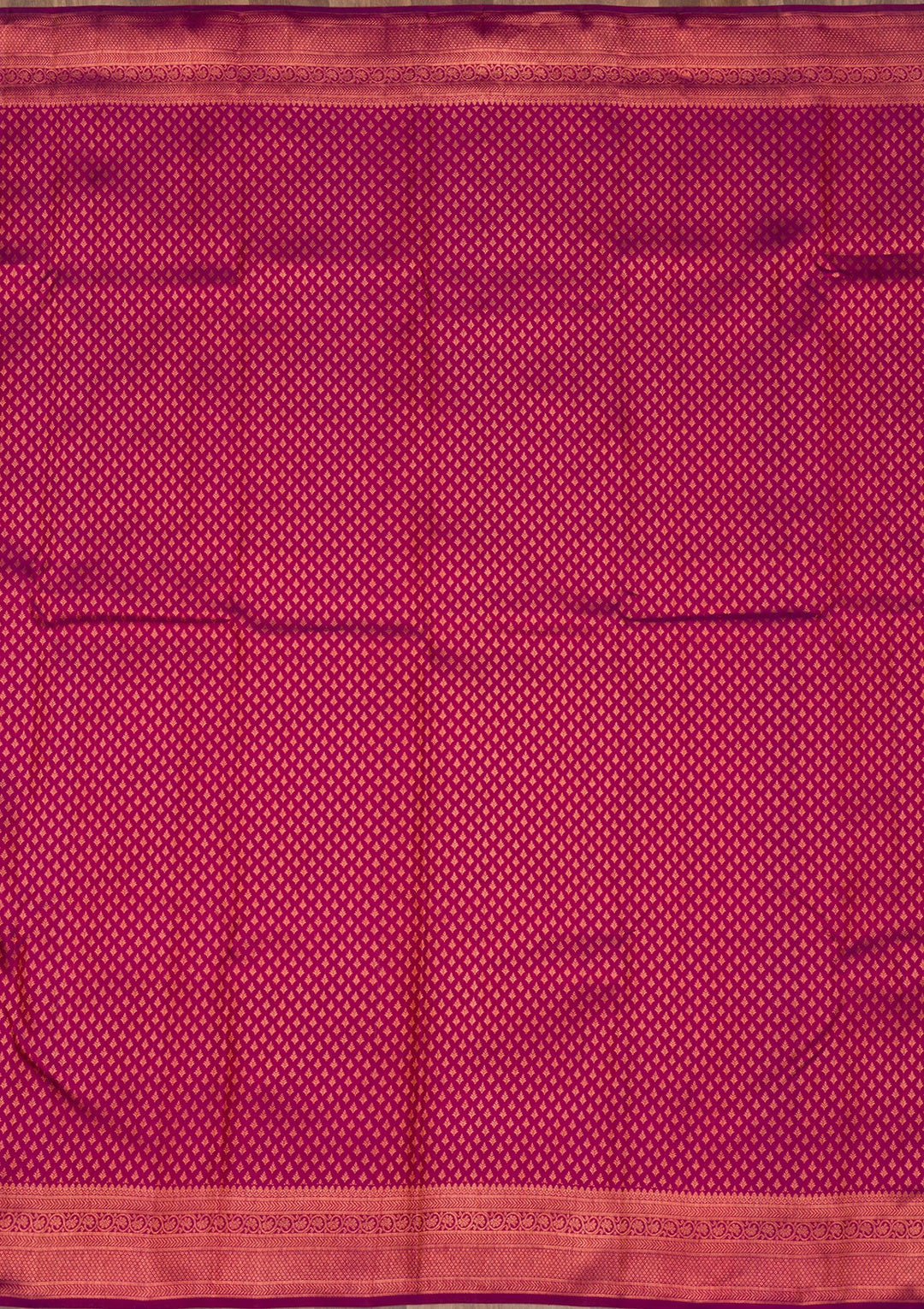 Wine Zariwork Pure Silk Saree-Koskii