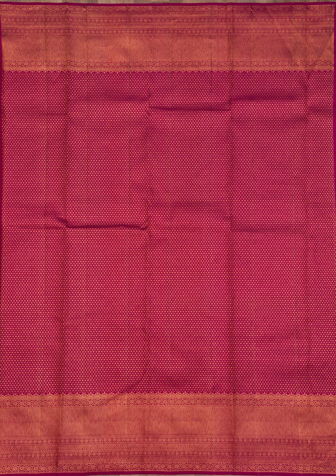 Wine Zariwork Pure Silk Saree-Koskii