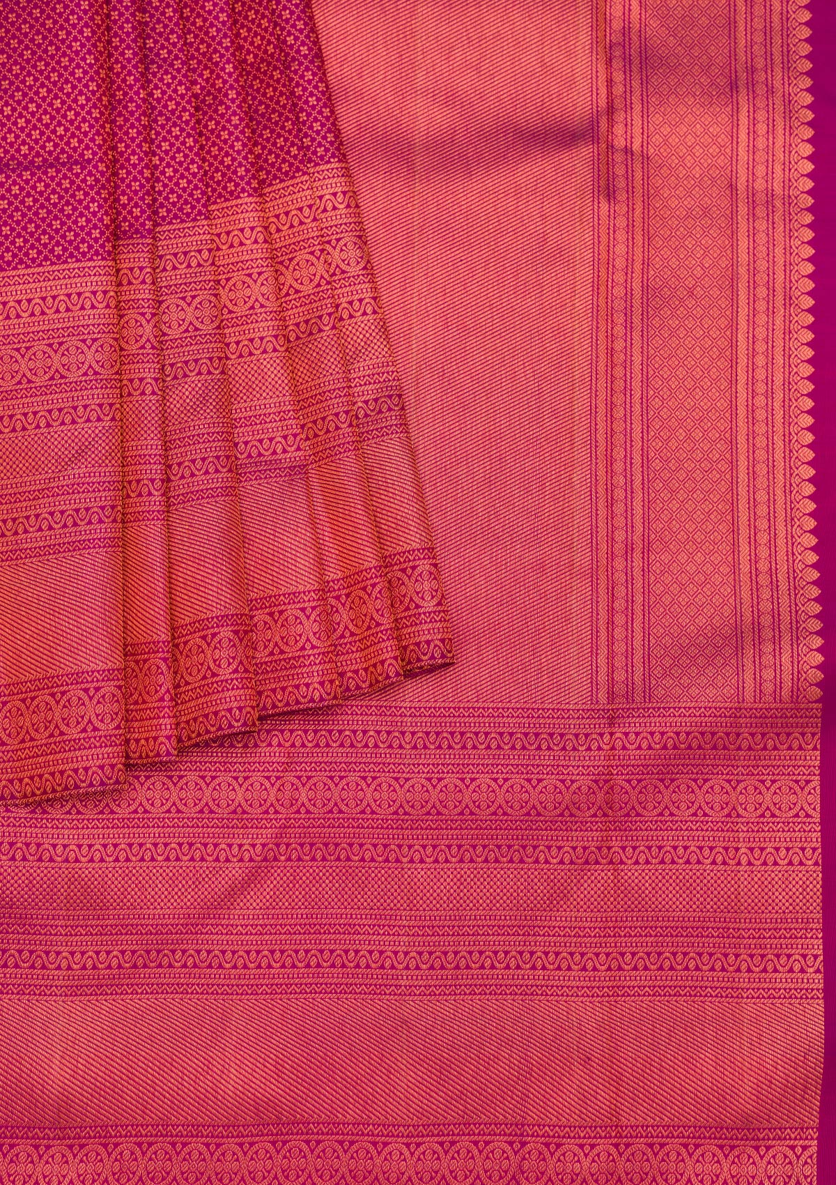 Purple Zariwork Pure Silk Saree-Koskii