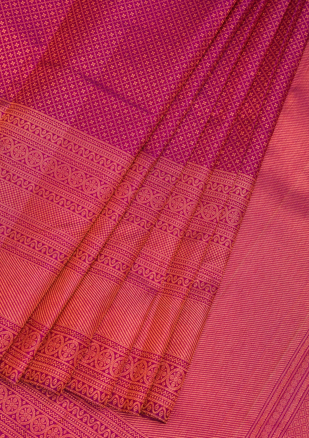 Purple Zariwork Pure Silk Saree-Koskii