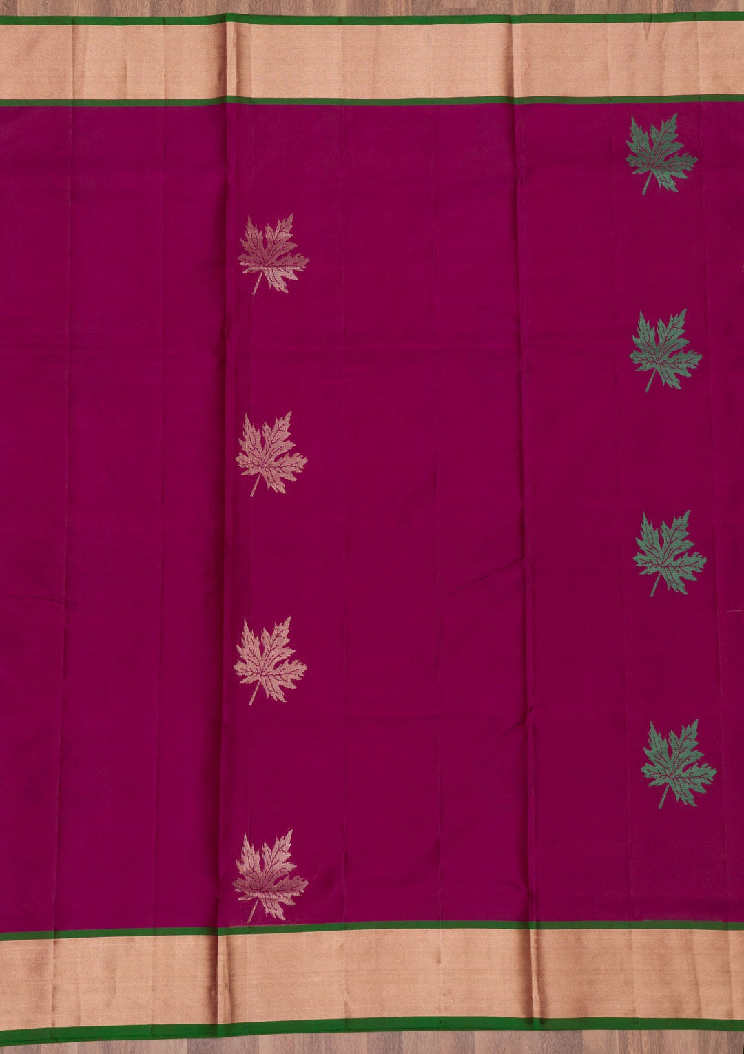 Wine Zariwork Pure Silk Saree-Koskii