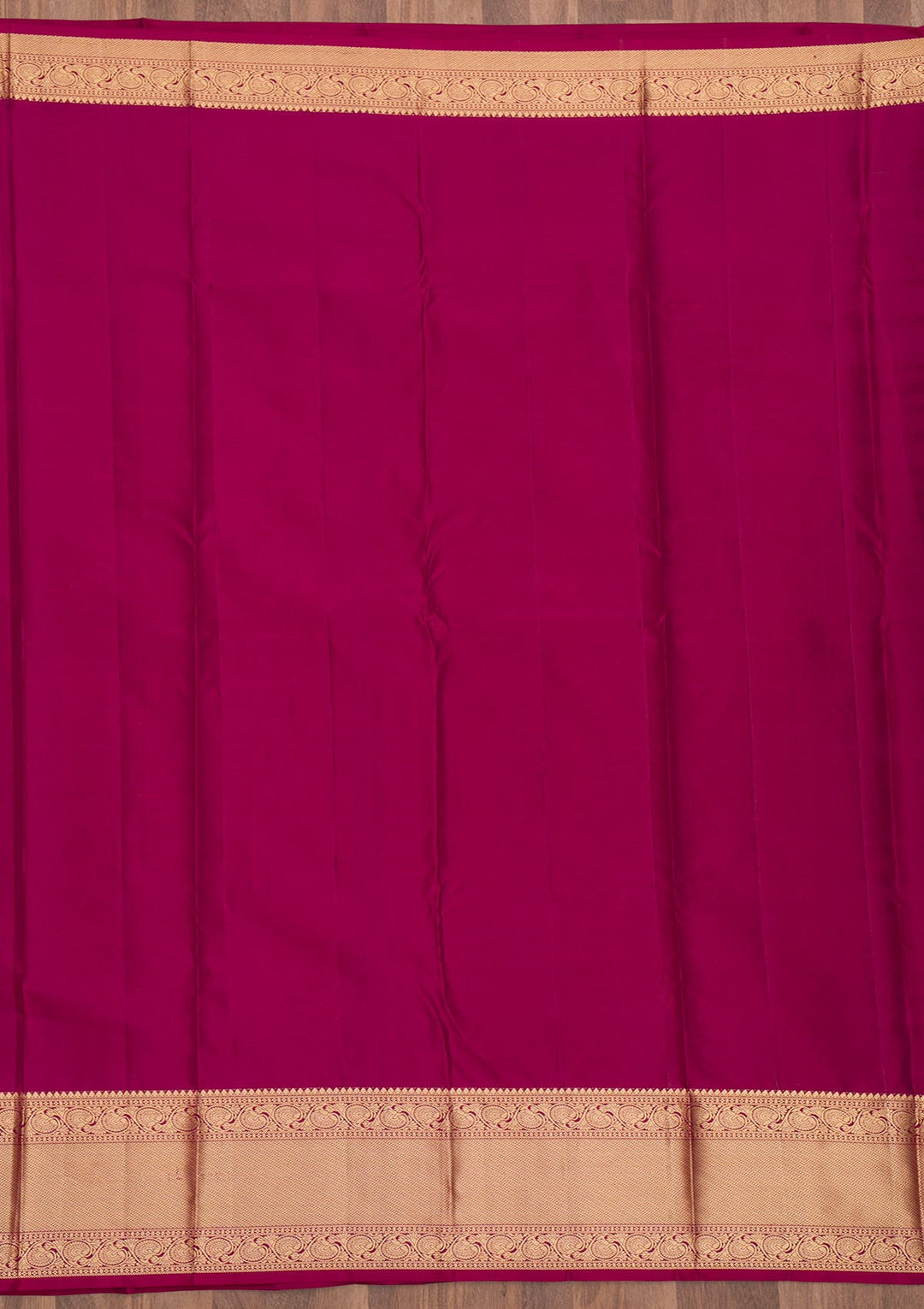 Wine Zariwork Pure Silk Saree-Koskii
