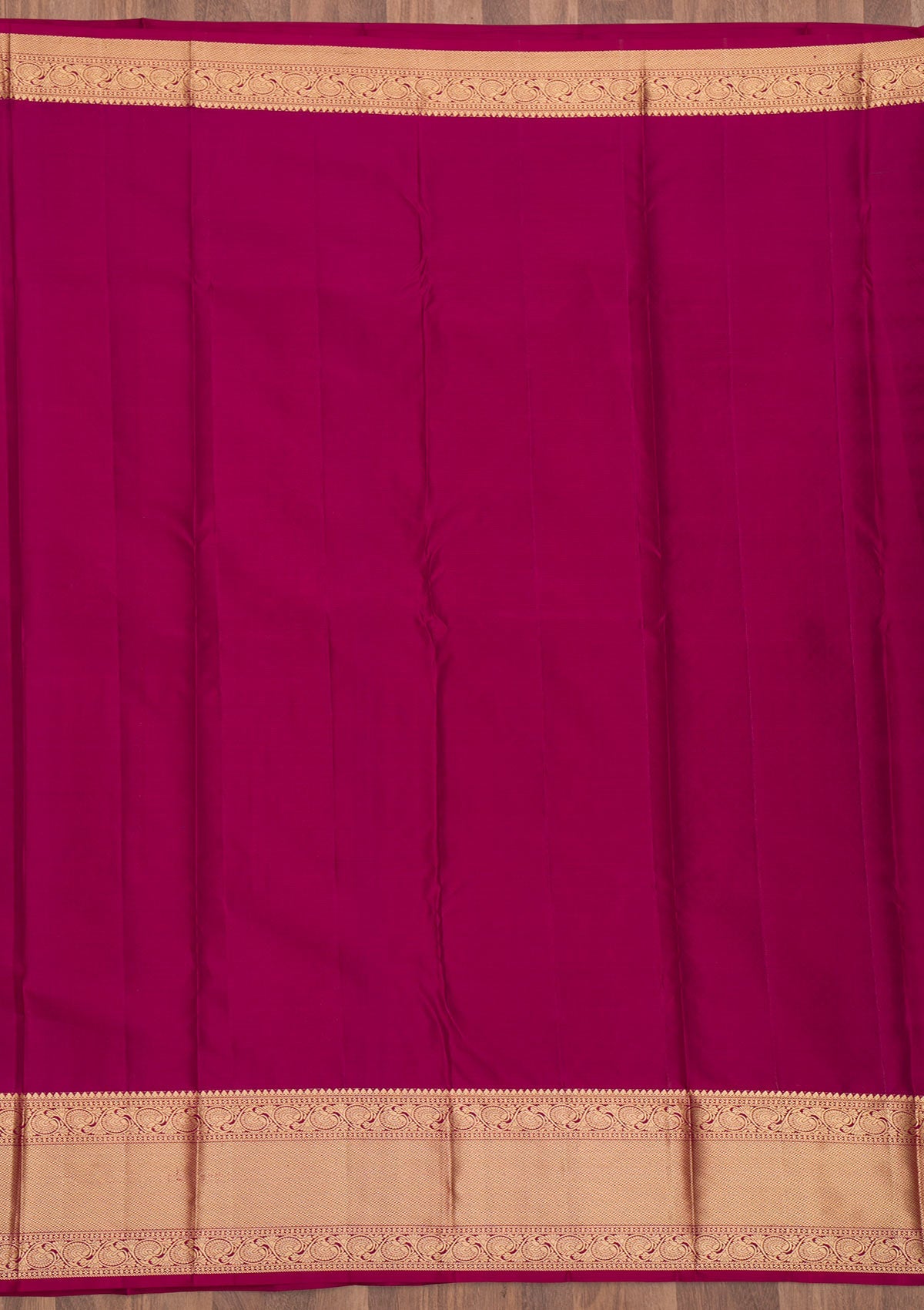 Wine Zariwork Pure Silk Saree-Koskii