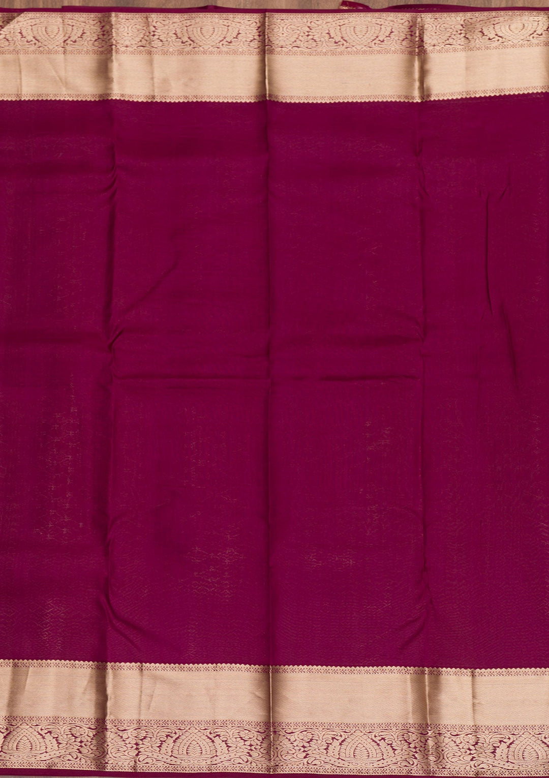Wine Zariwork Pure Silk Saree-Koskii