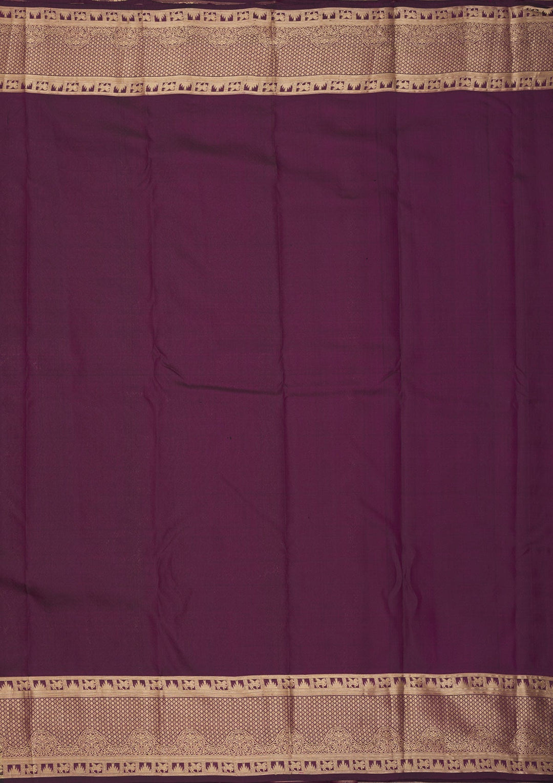 Wine Zariwork Pure Silk Saree