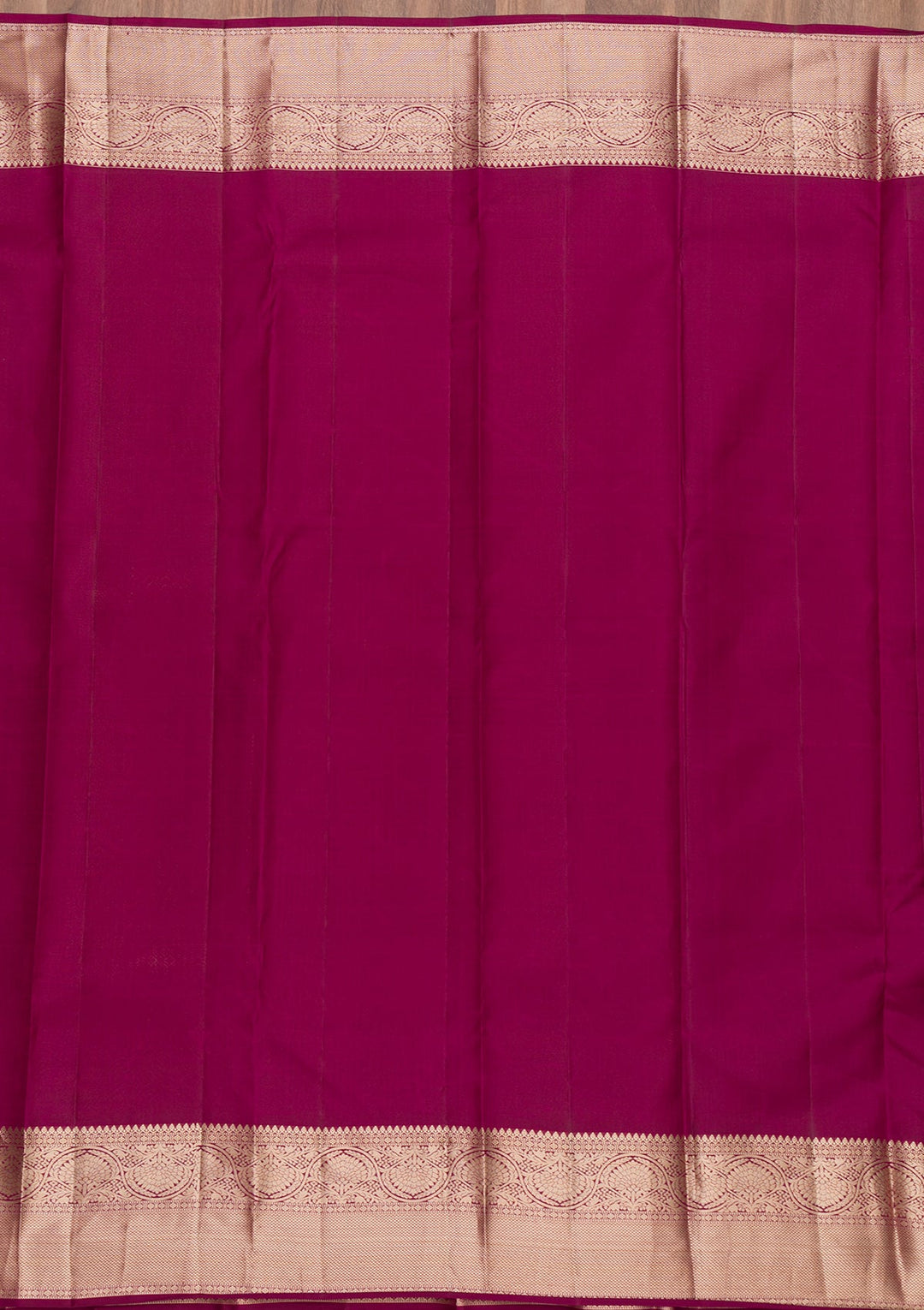 Wine Zariwork Pure Silk Saree-Koskii