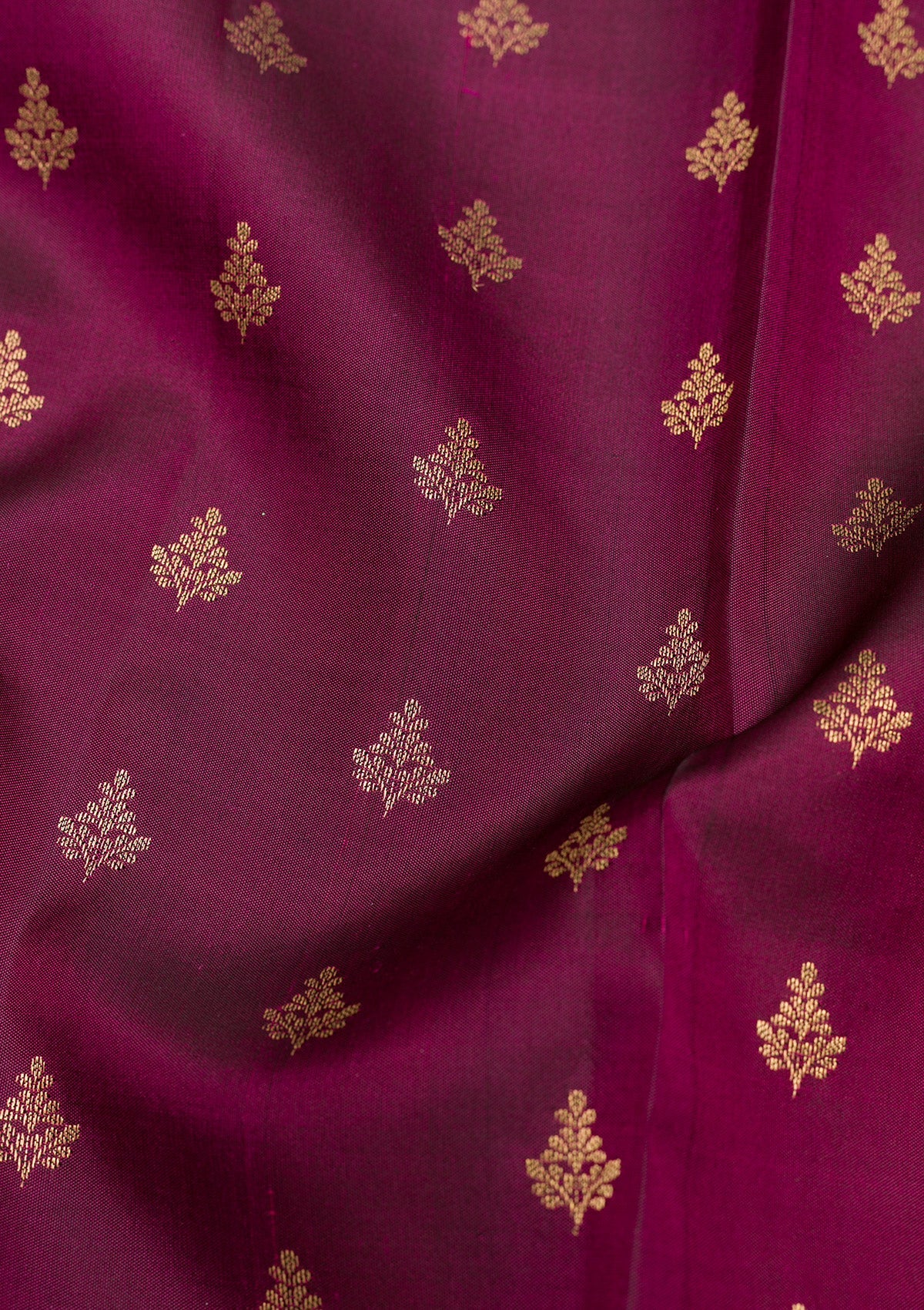 Wine Zariwork Pure Silk Saree-Koskii