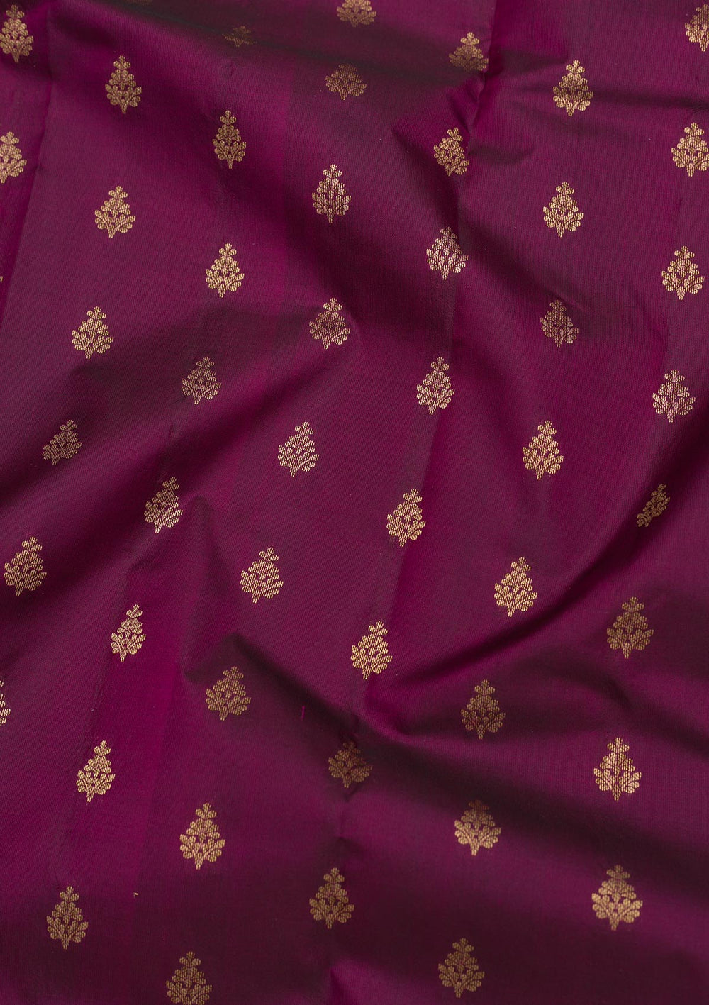 Wine Zariwork Pure Silk Saree-Koskii