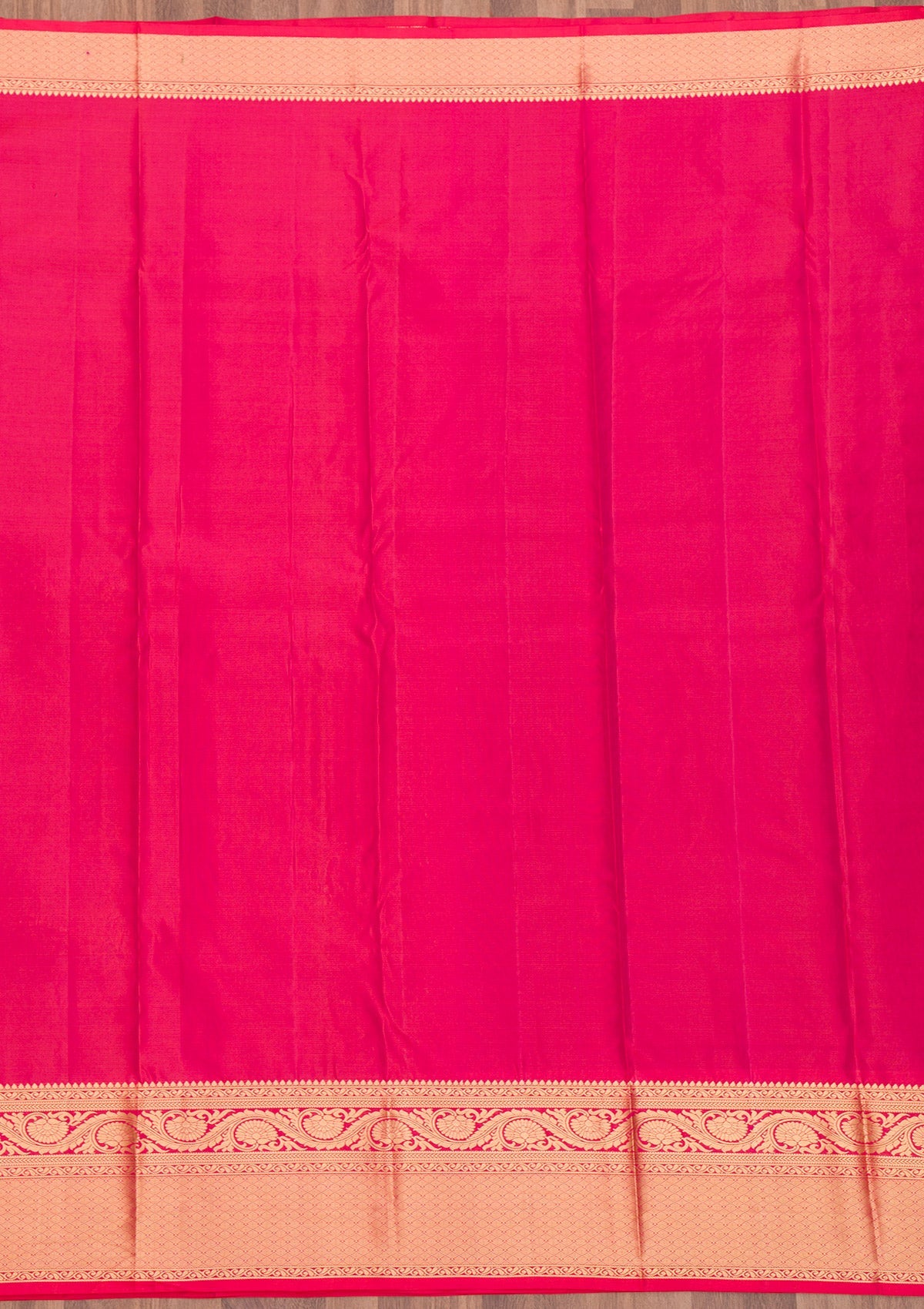 Wine Zariwork Pure Silk Saree-Koskii