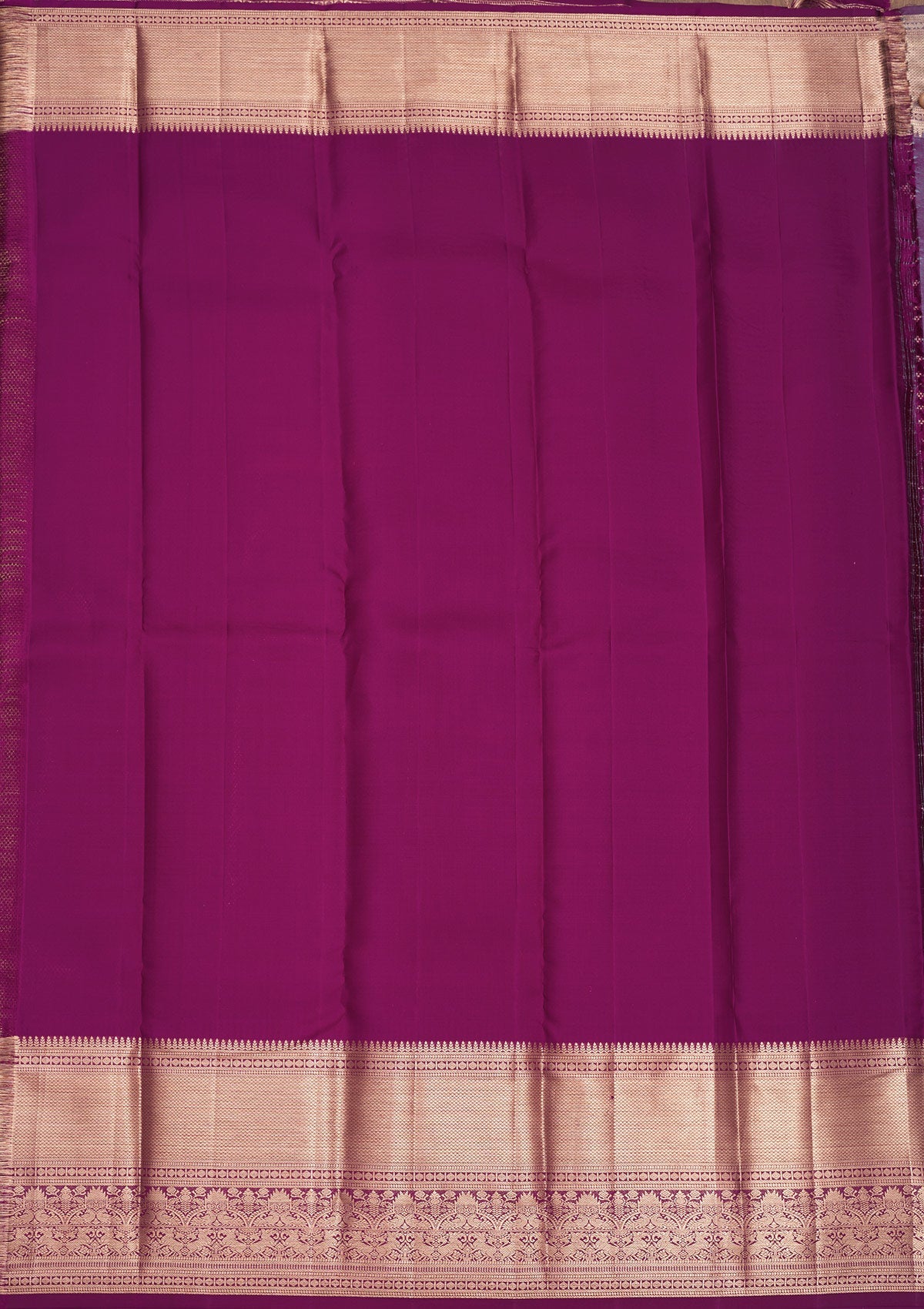 Wine Zariwork Pure Silk Saree-Koskii