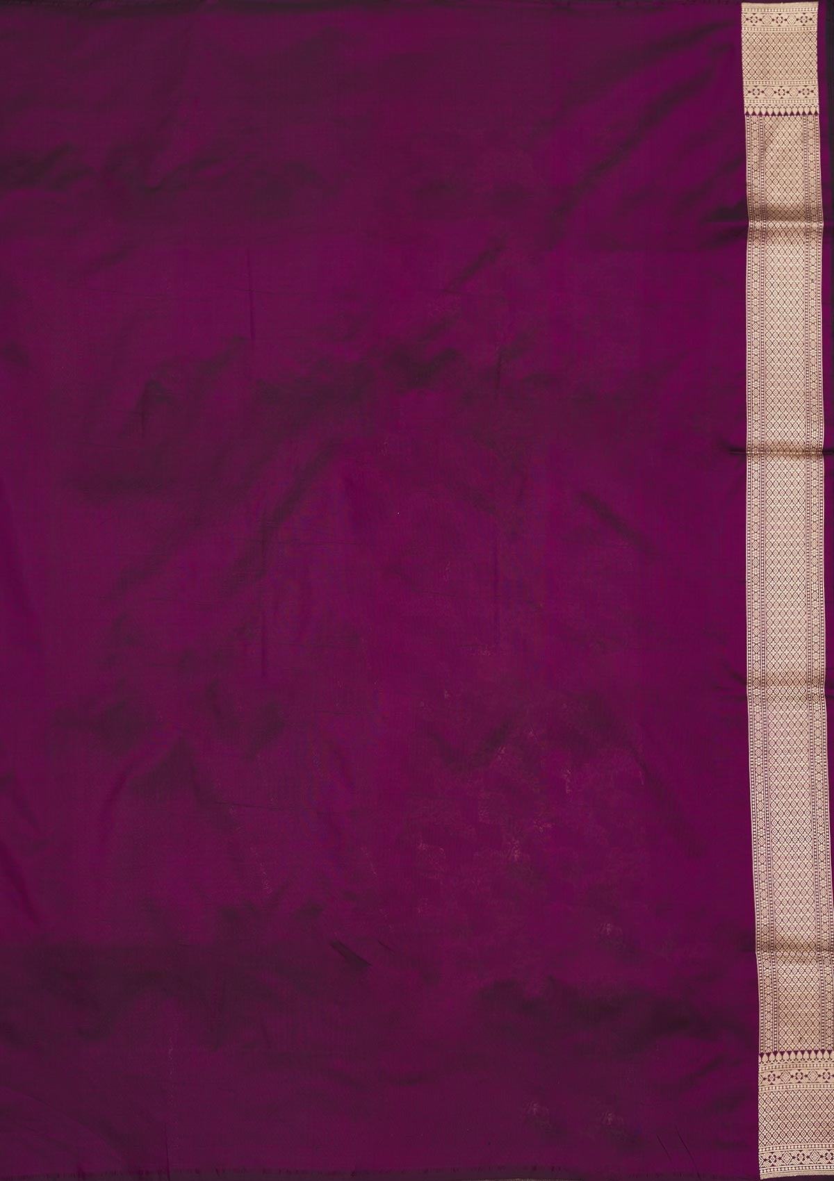 Wine Zariwork Pure Silk Saree-Koskii