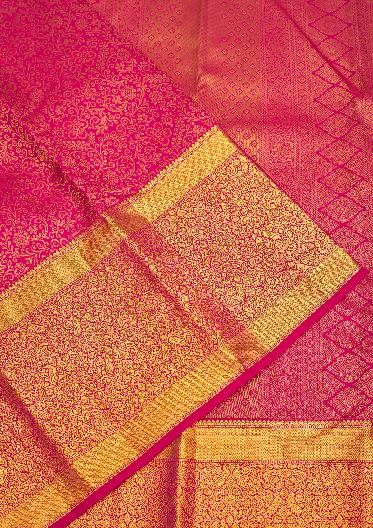 Wine Zariwork Pure Silk Saree