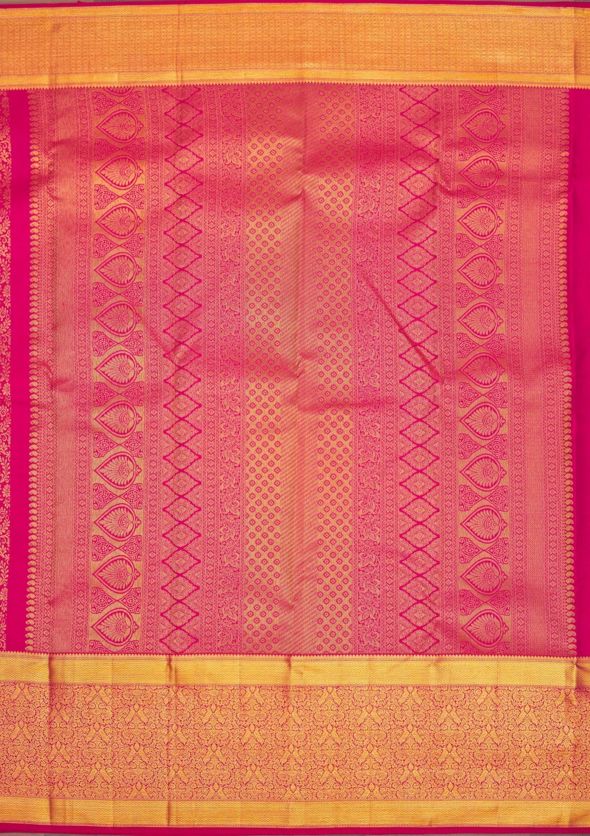 Wine Zariwork Pure Silk Saree