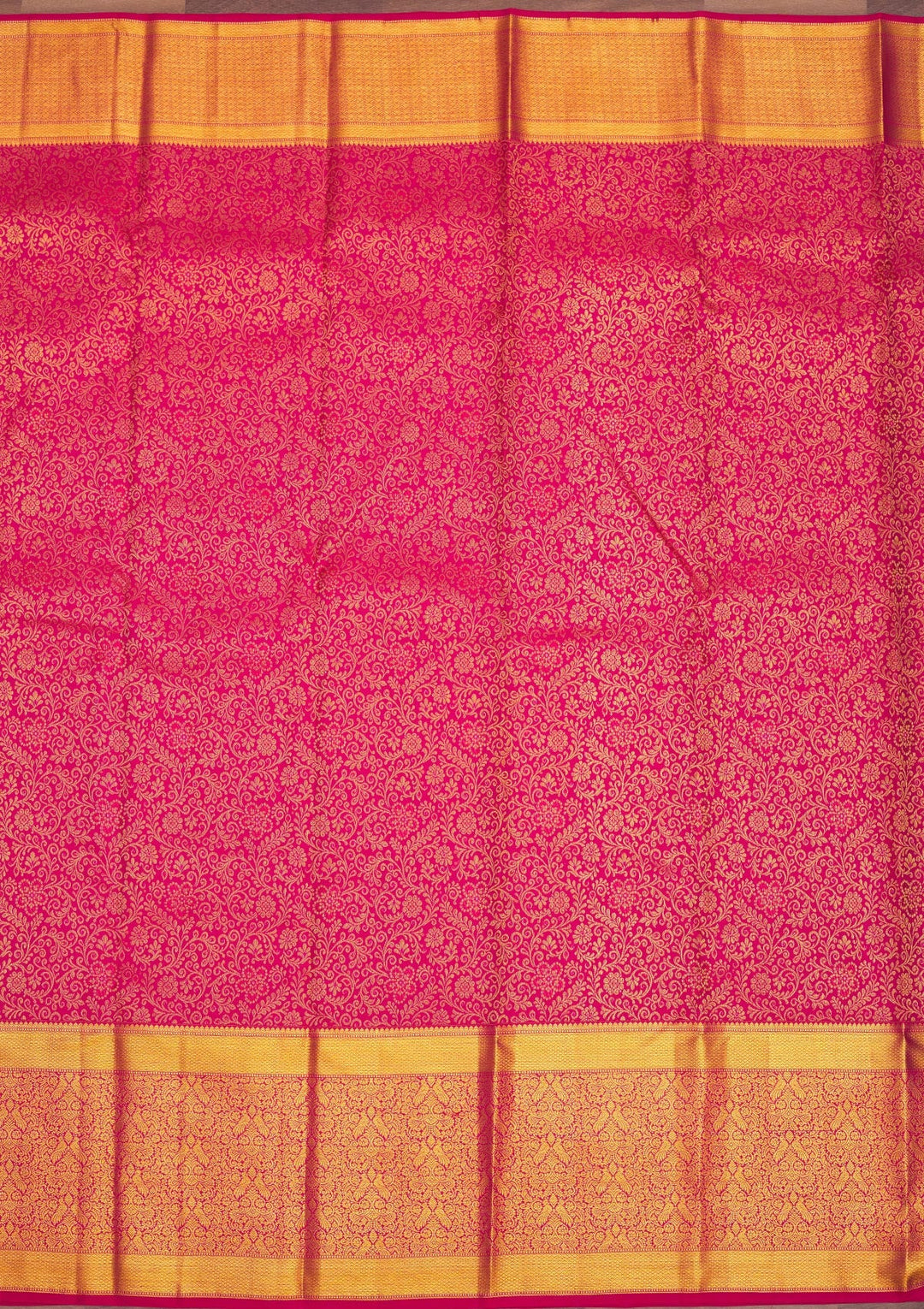 Wine Zariwork Pure Silk Saree