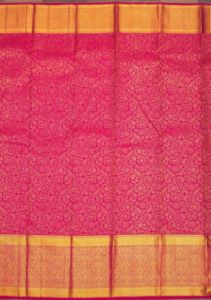 Wine Zariwork Pure Silk Saree