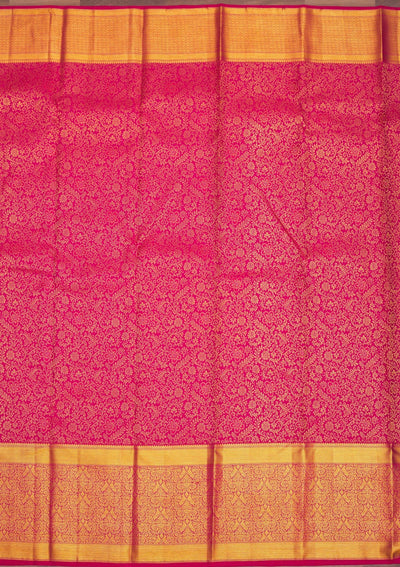Wine Zariwork Pure Silk Saree