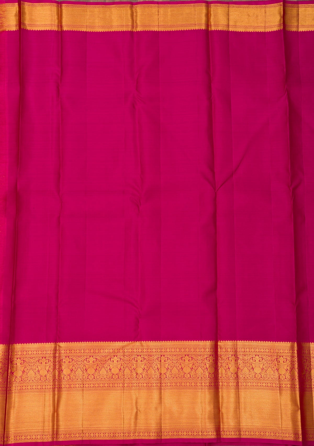 Wine Zariwork Pure Silk Saree-Koskii