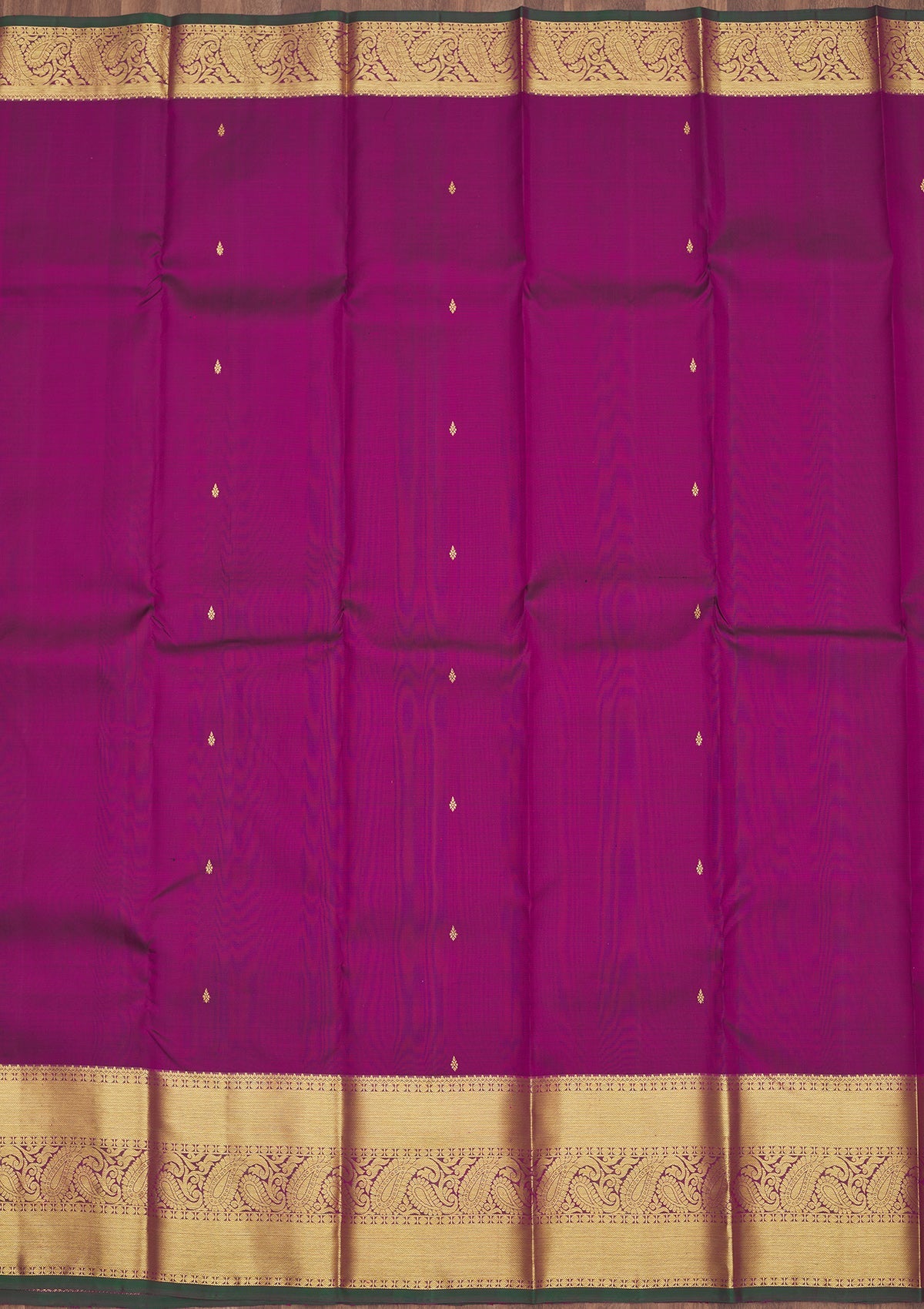 Wine Zariwork Pure Silk Saree