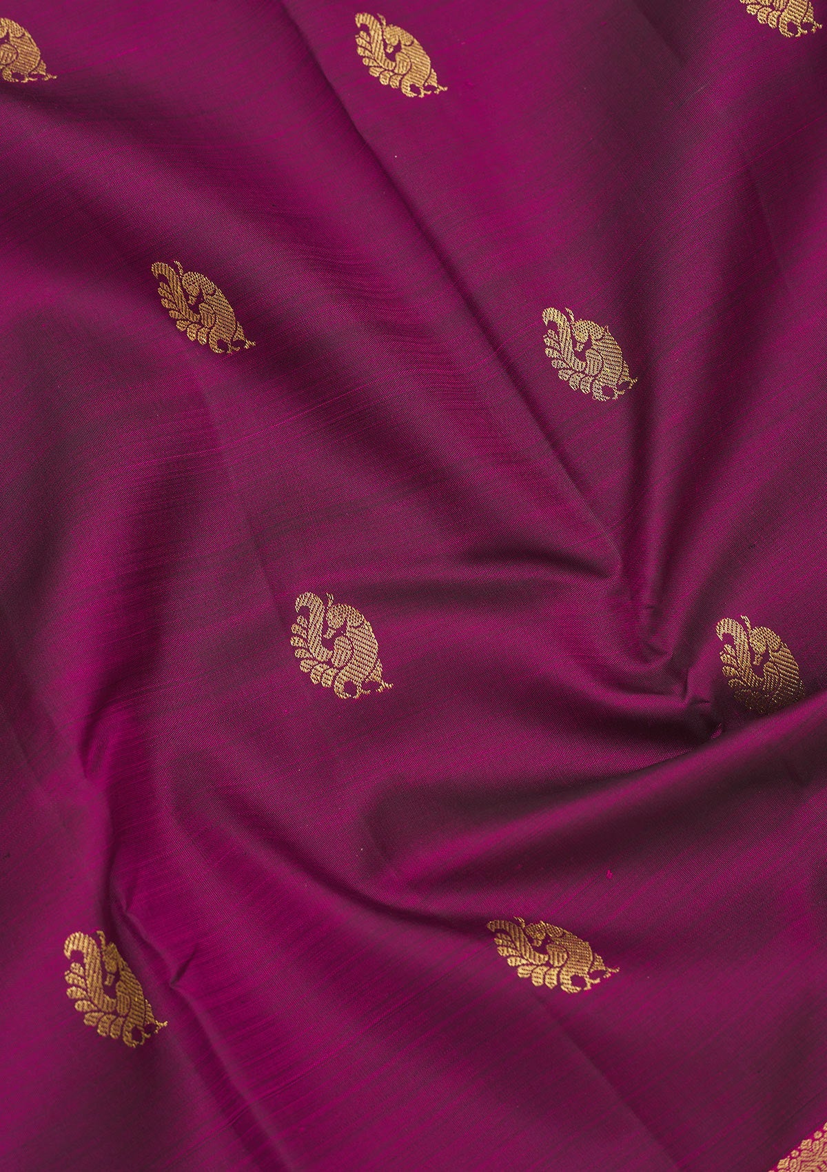 Wine Zariwork Pure Silk Saree