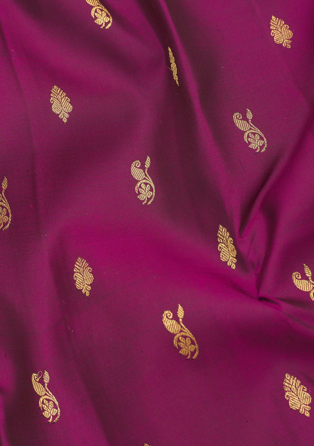 Wine Zariwork Pure Silk Saree