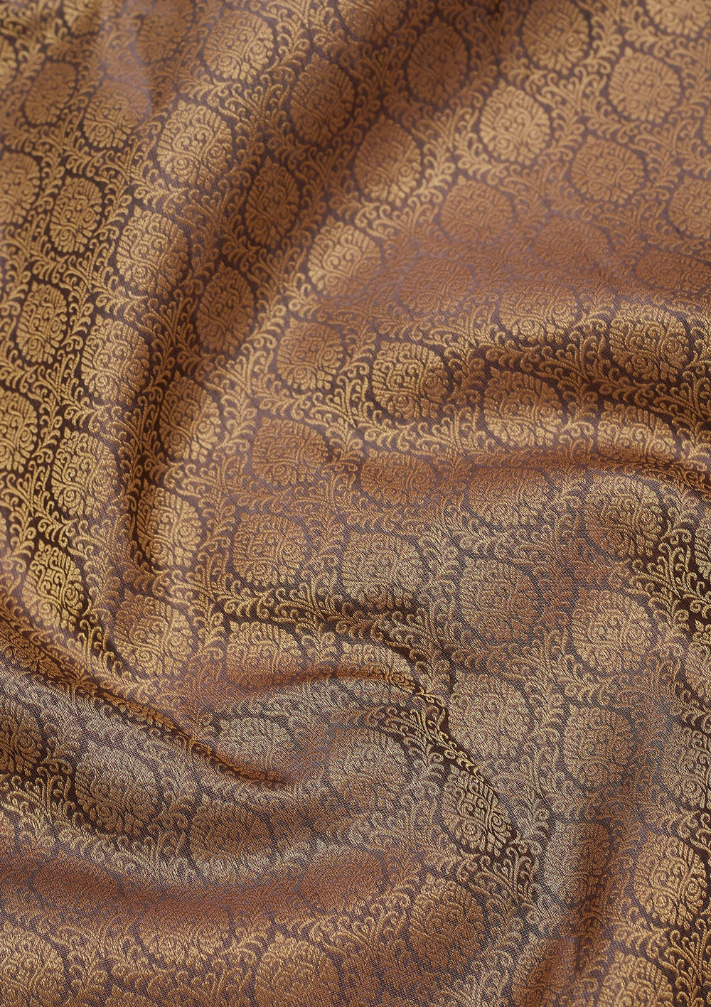 Wine Zariwork Pure Silk Saree-Koskii