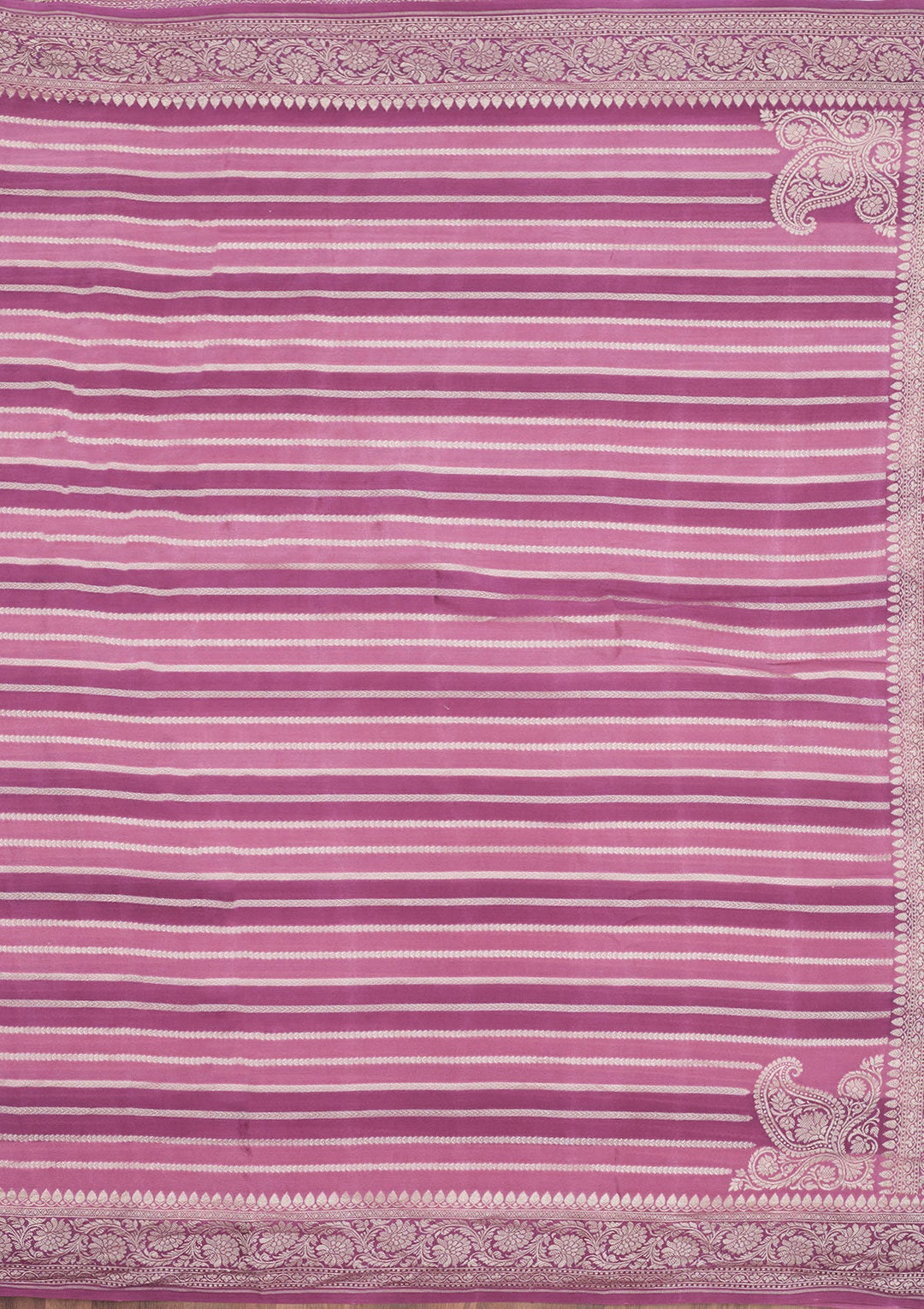 Wine Zariwork Pure Silk Saree-Koskii