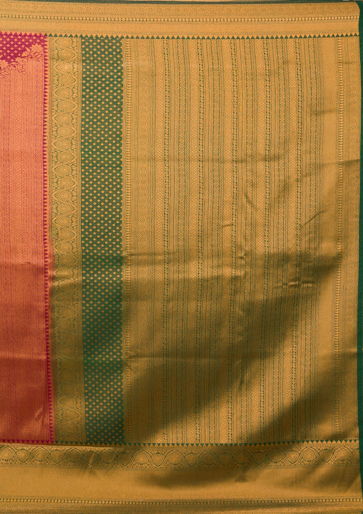 Wine Zariwork Soft Silk Saree-Koskii