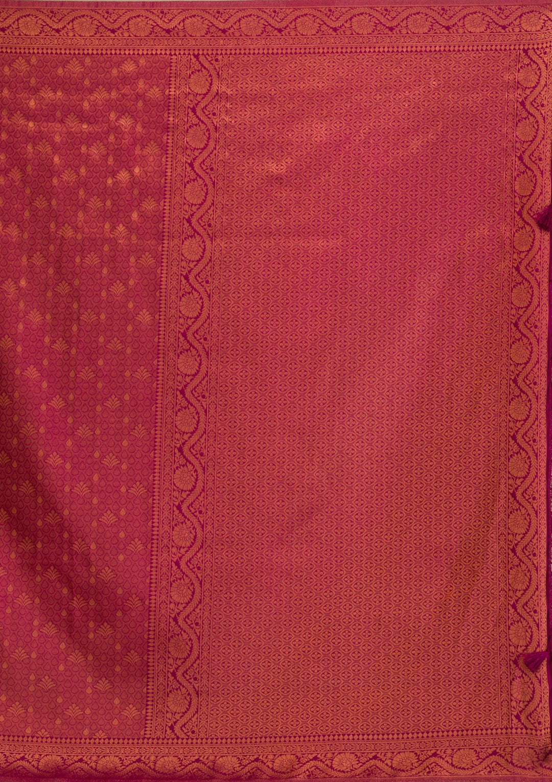 Wine Zariwork Soft Silk Saree-Koskii