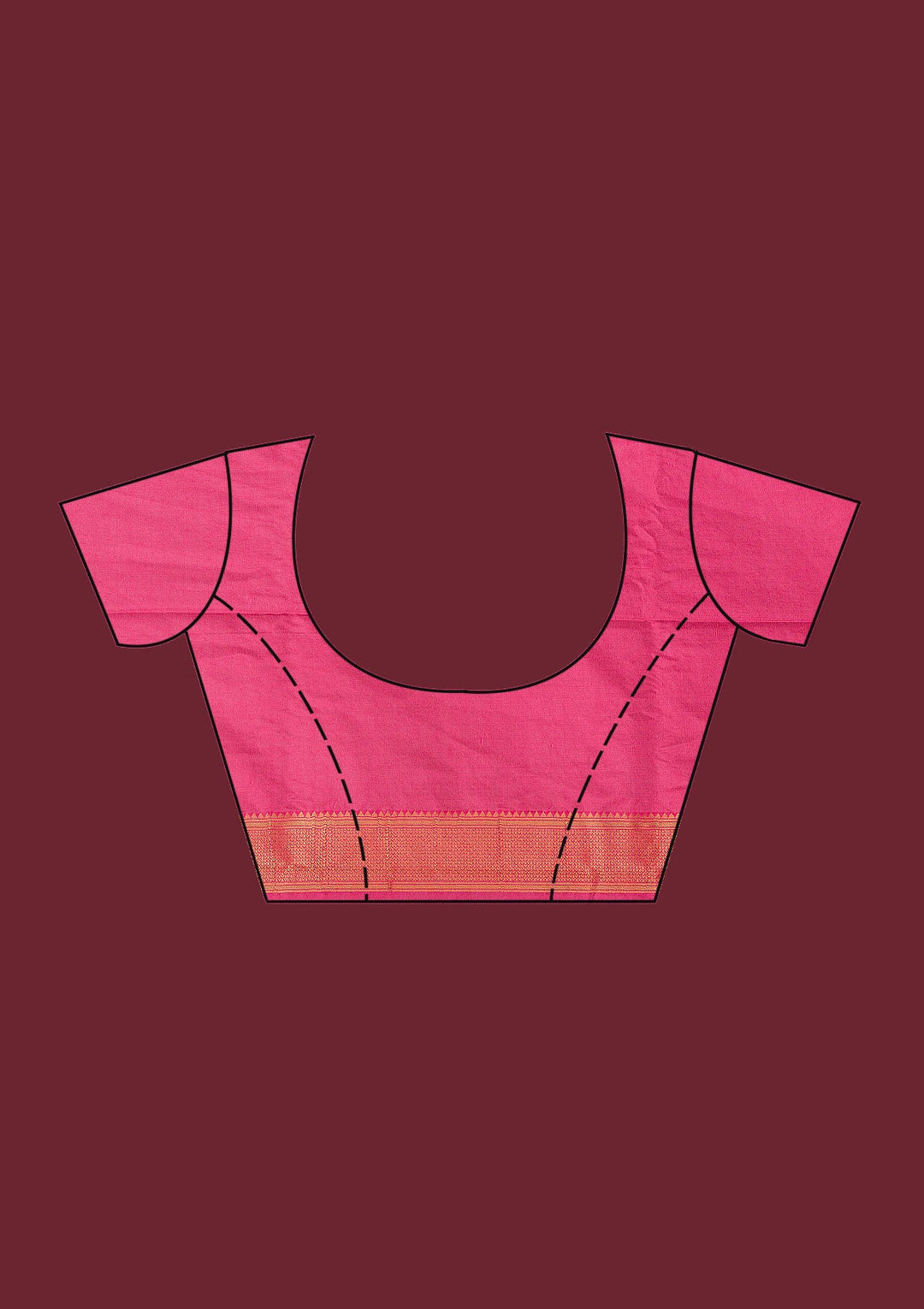 Wine Zariwork Soft Silk Saree-Koskii