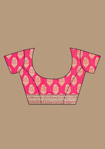 Wine Zariwork Tissue Saree