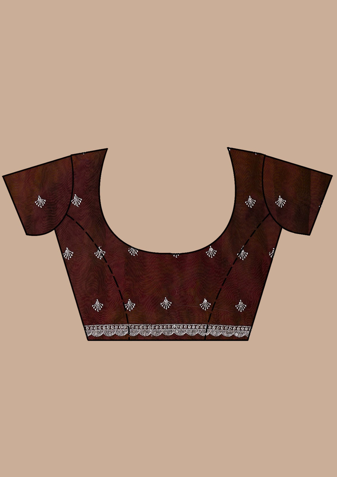 Yellow Printed Semi Crepe Saree-Koskii