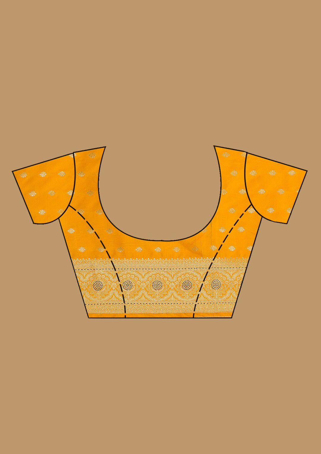 Yellow Stonework Art Silk Saree