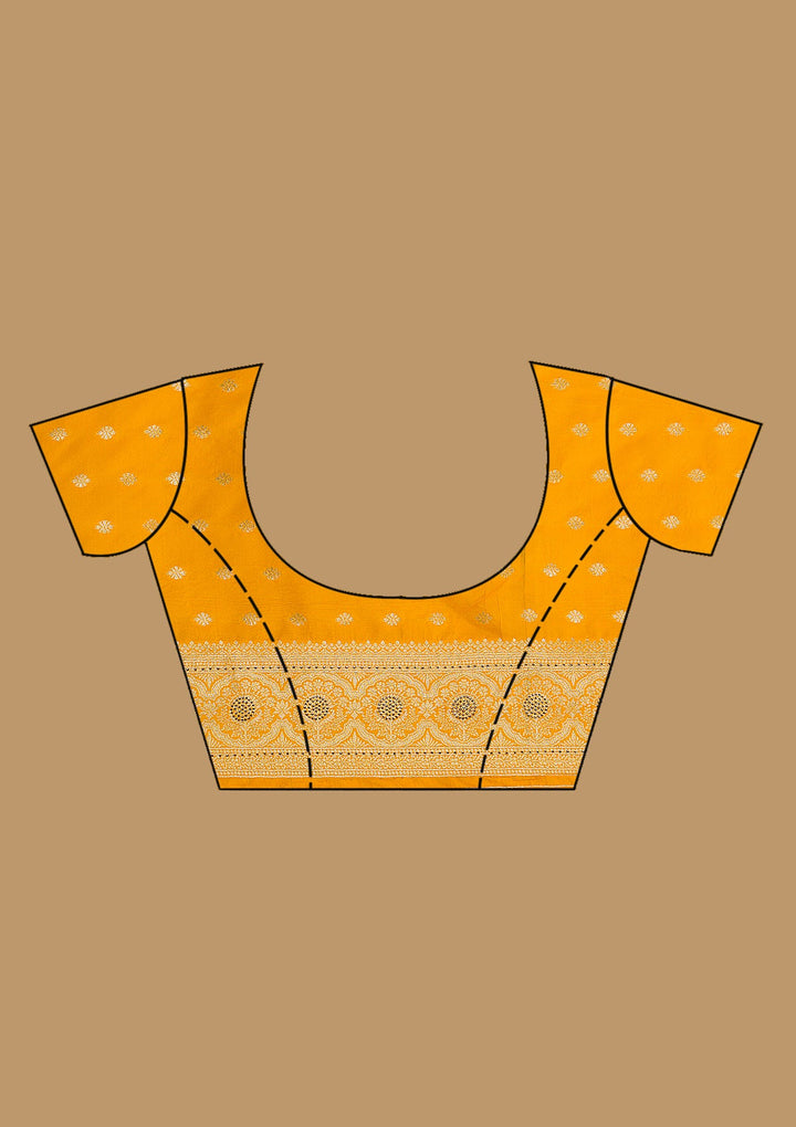 Yellow Stonework Art Silk Saree