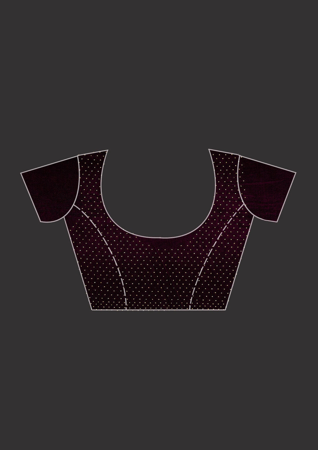 Yellow Swarovski Georgette Saree-Koskii