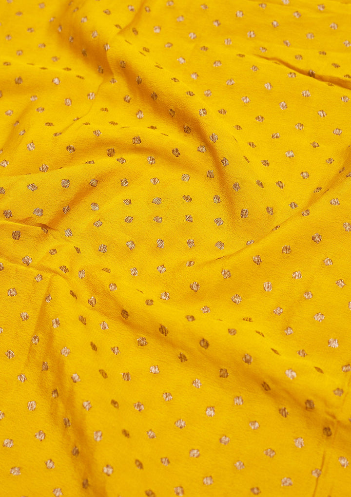 Yellow Zariwork Pure Silk Saree