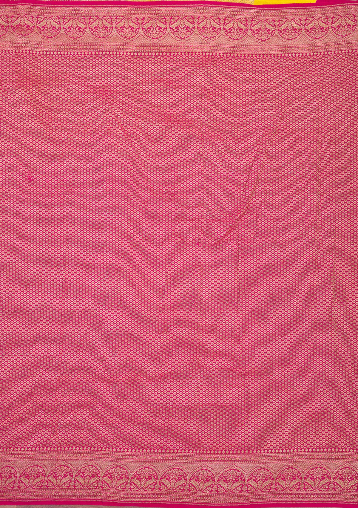 Yellow Zariwork Pure Silk Saree
