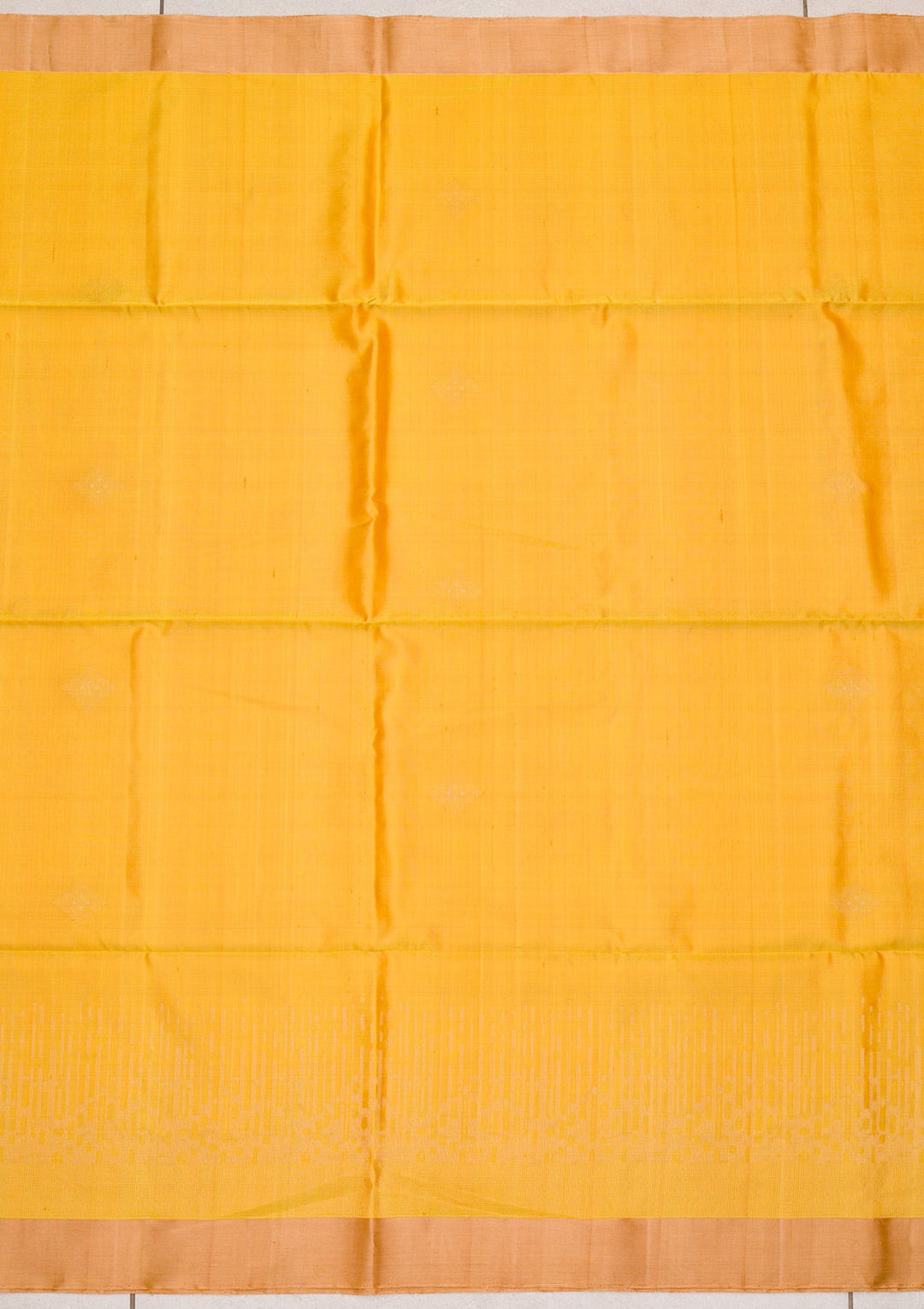 Yellow Zariwork Pure Silk Saree-Koskii