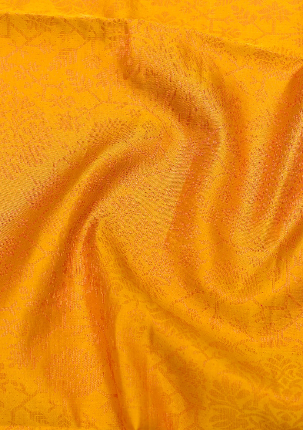 Yellow Zariwork Pure Silk Saree-Koskii