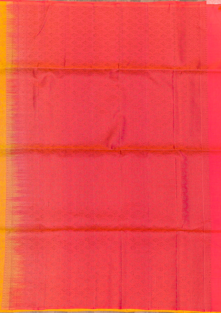 Yellow Zariwork Pure Silk Saree-Koskii