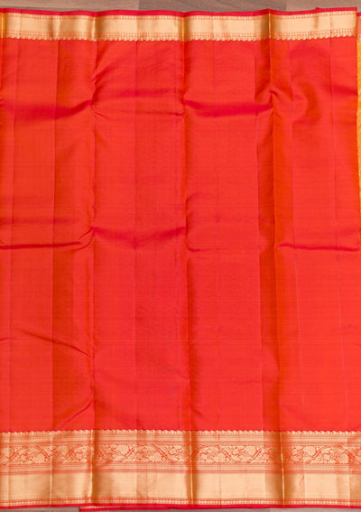 Yellow Zariwork Pure Silk Saree-Koskii