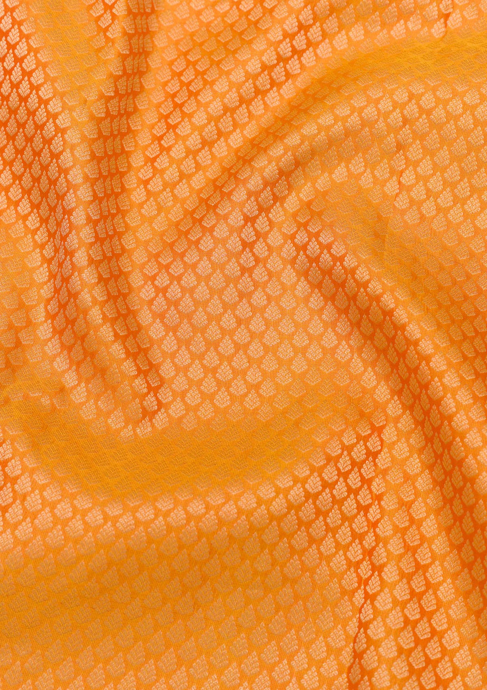 Yellow Zariwork Pure Silk Saree-Koskii