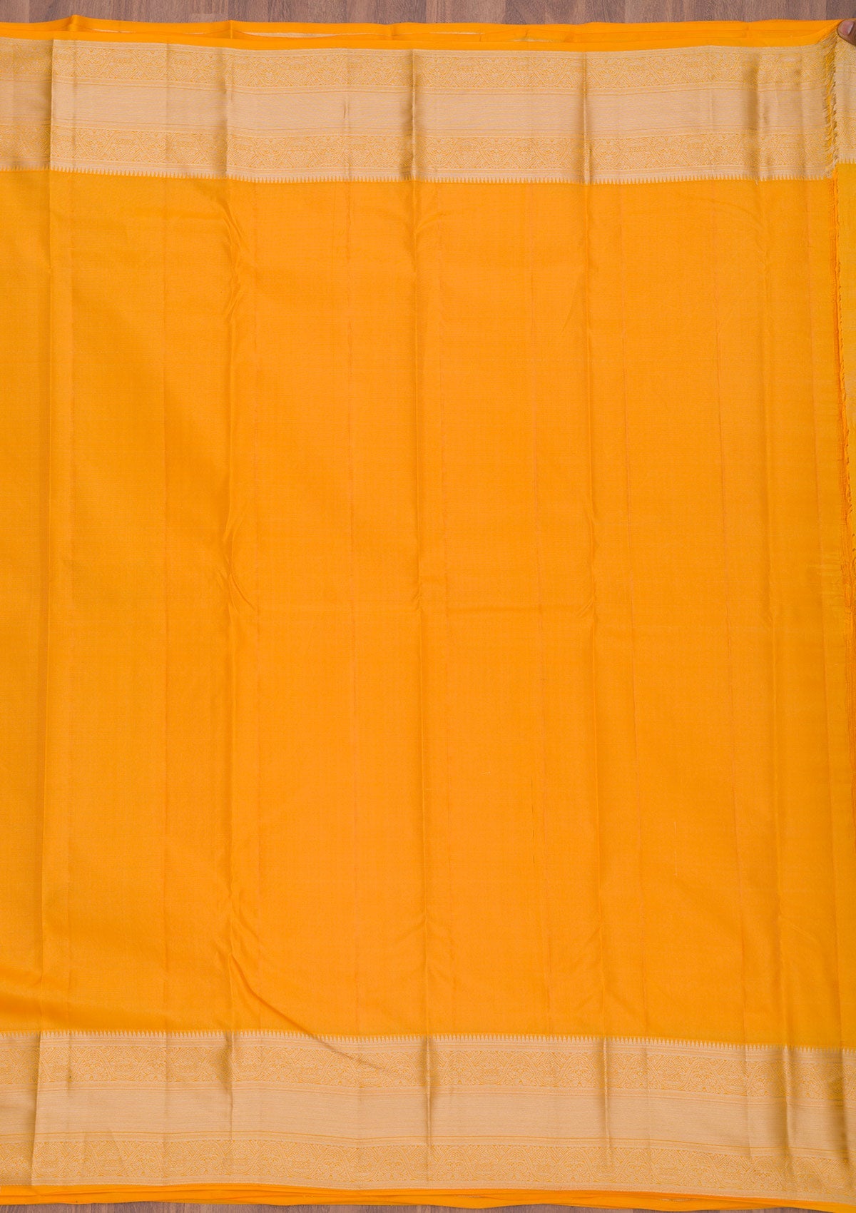 Yellow Zariwork Pure Silk Saree-Koskii