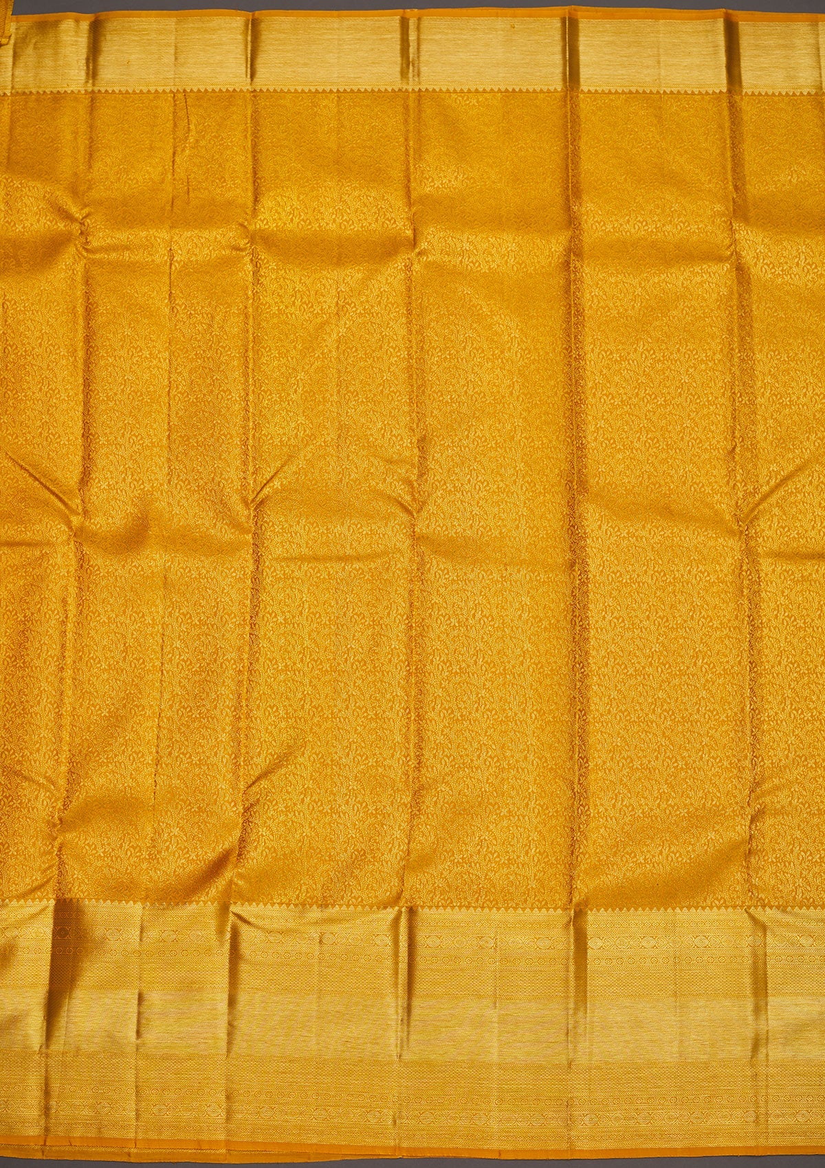 Yellow Zariwork Pure Silk Saree-Koskii