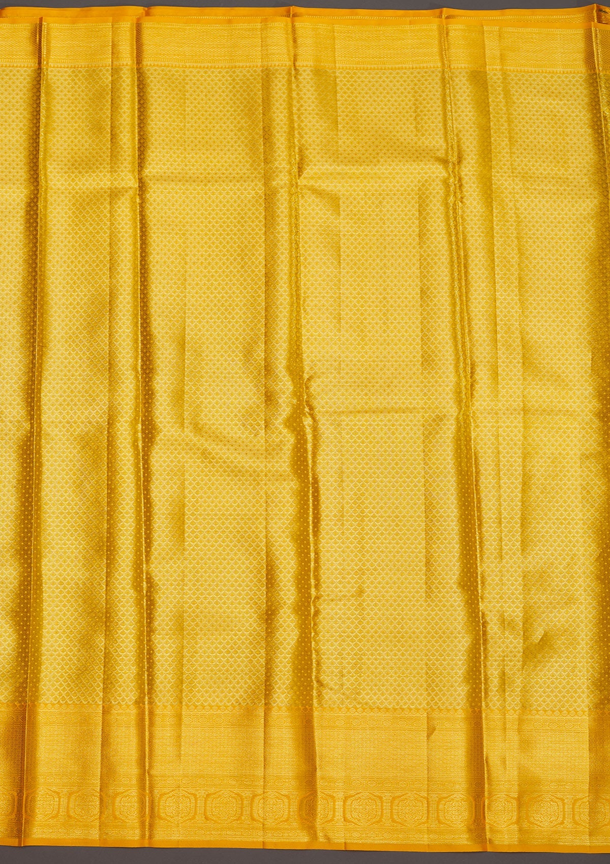 Yellow Zariwork Pure Silk Saree-Koskii